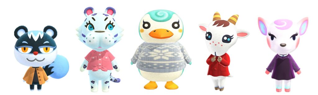 acnh winter island villagers