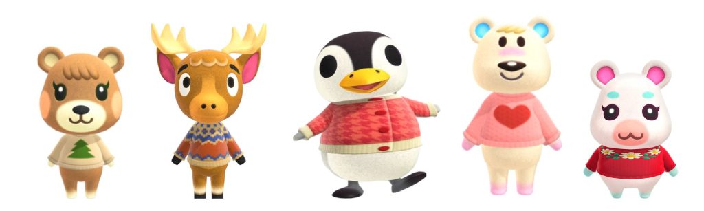acnh winter island villagers