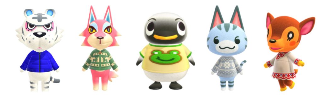 acnh winter island villagers