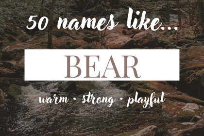 Names Like Bear (Warm, Strong & Playful)