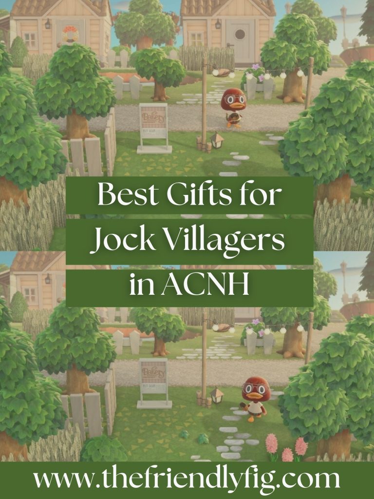 Best Gifts for Jock Villagers in ACNH
