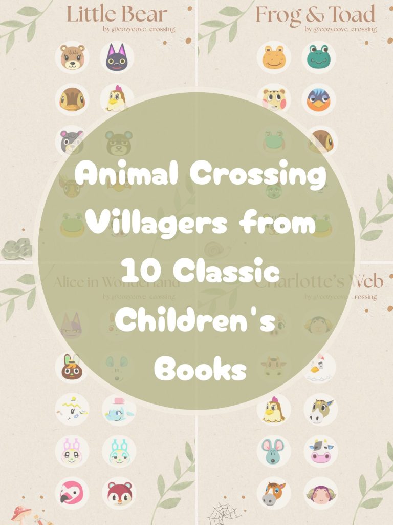 Animal Crossing Villagers from Classic Children's Books (Winnie the Pooh, Frog & Toad & More)