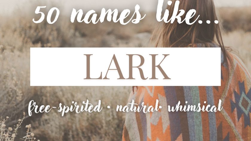 Names Like Lark (Free-Spirited, Natural & Whimsical)