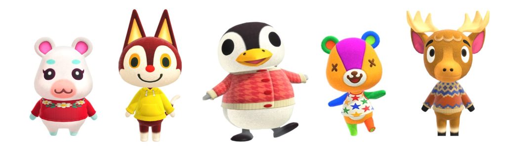 christmas villagers animal crossing