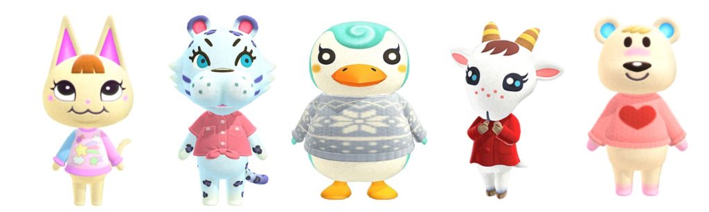 christmas villagers animal crossing