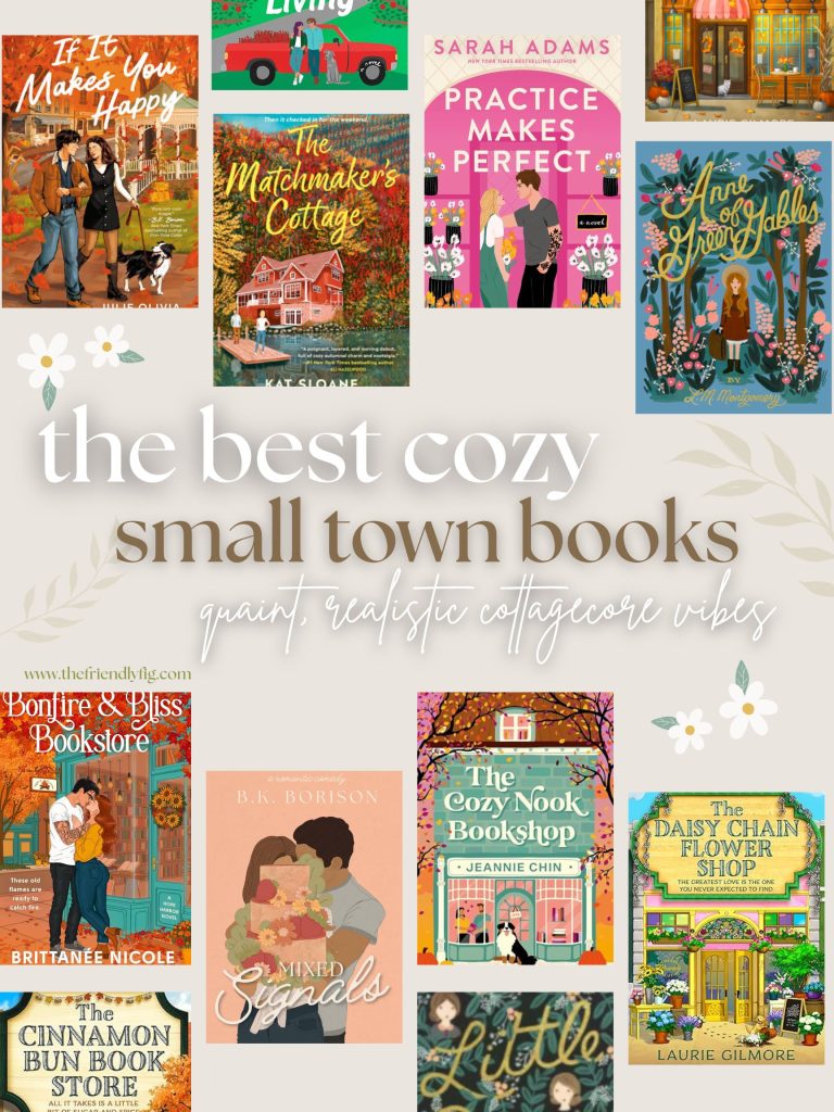 Cozy Cottagecore Book List (Realistic Small Towns & Slow Living Vibes)