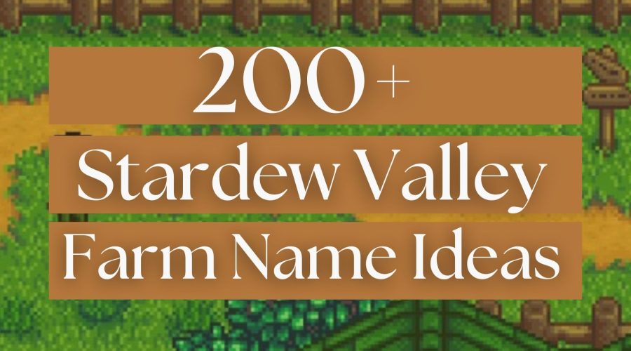 200+ Stardew Valley Farm Name Ideas