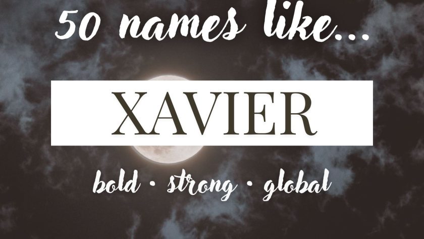 Names Like Xavier (Bold, Strong & Global)