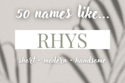 Names like Rhys (Short, Modern & Handsome)