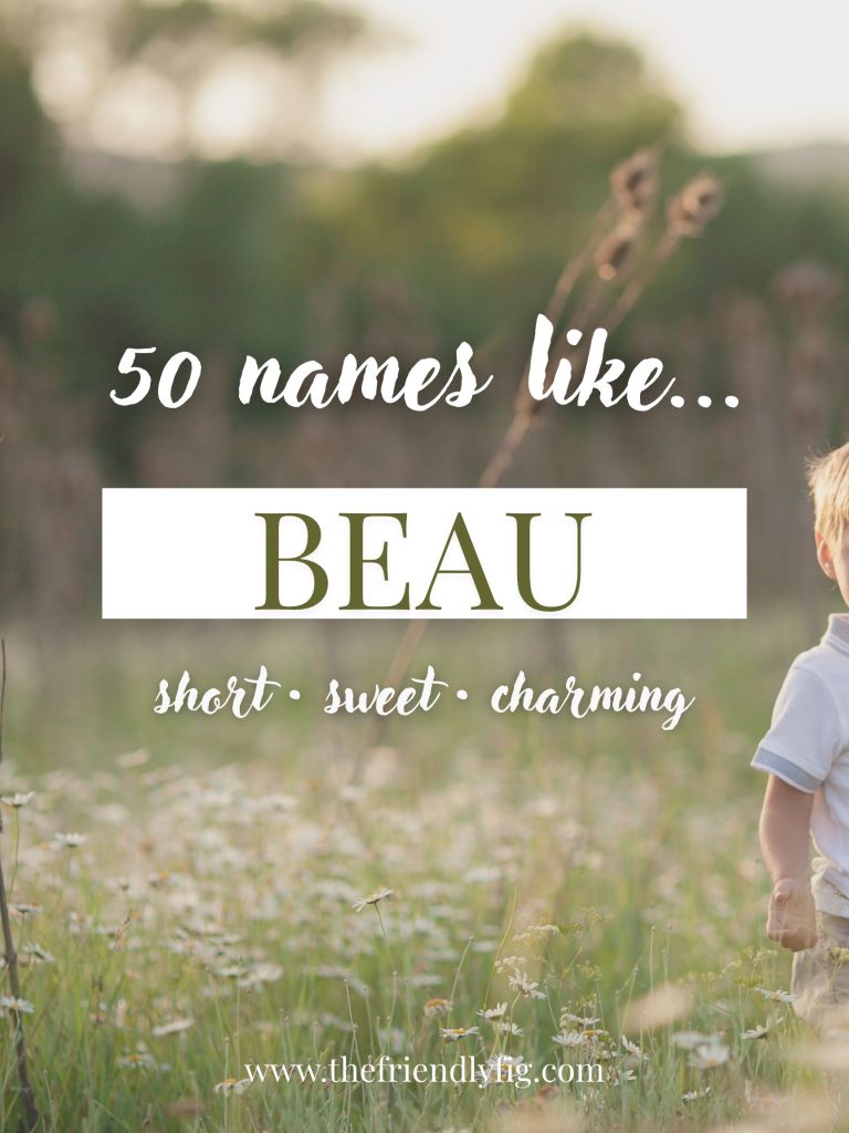 Names Like Beau (Short, Sweet & Charming)