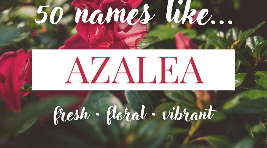 Names Like Azalea (Fresh, Floral & Vibrant)