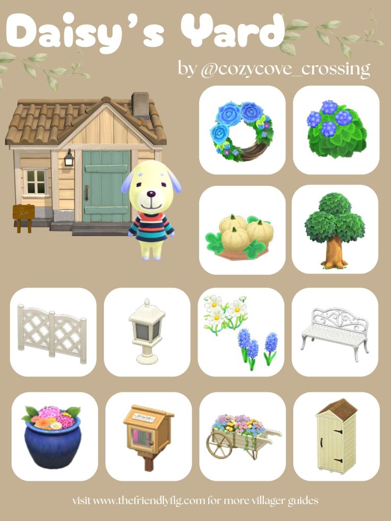 Daisy Yard Ideas ACNH