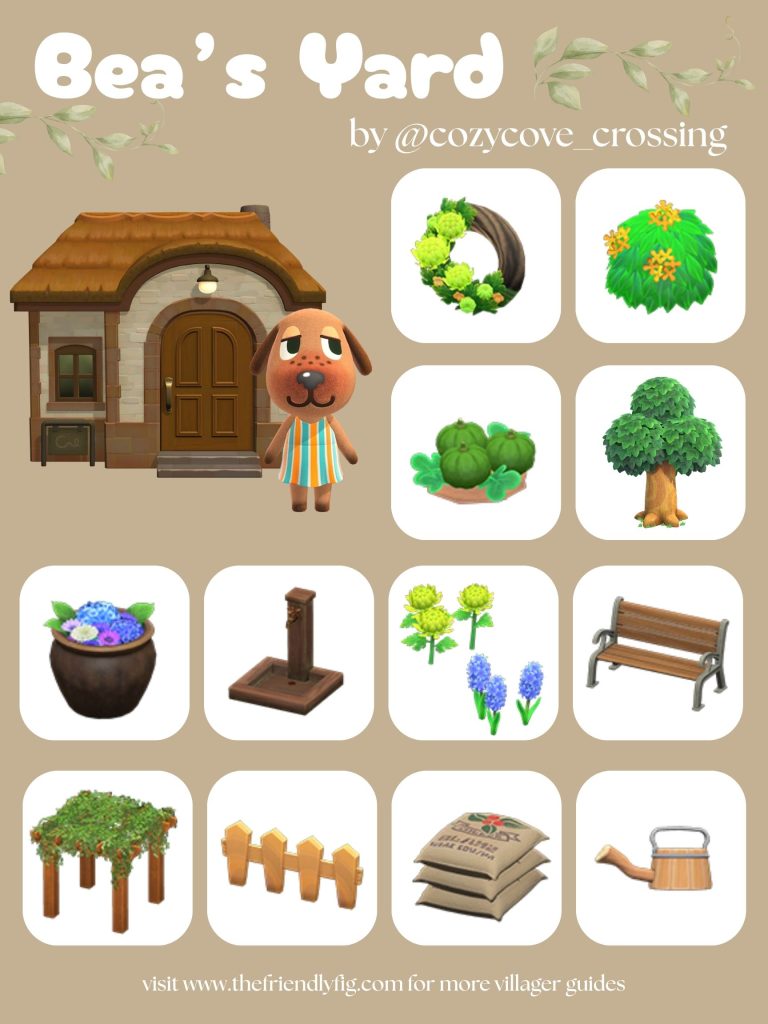 Bea Yard Ideas ACNH
