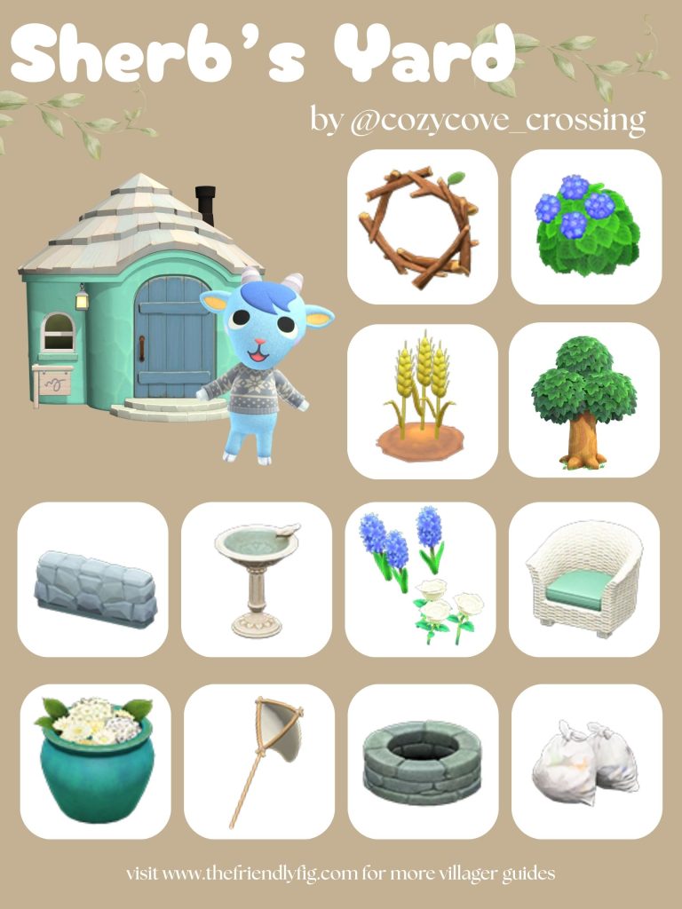 Sherb Yard Ideas ACNH