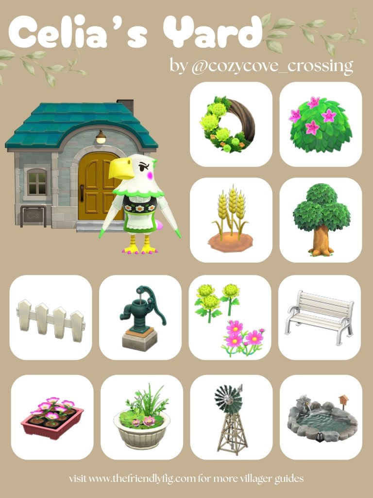 Celia Yard Ideas ACNH