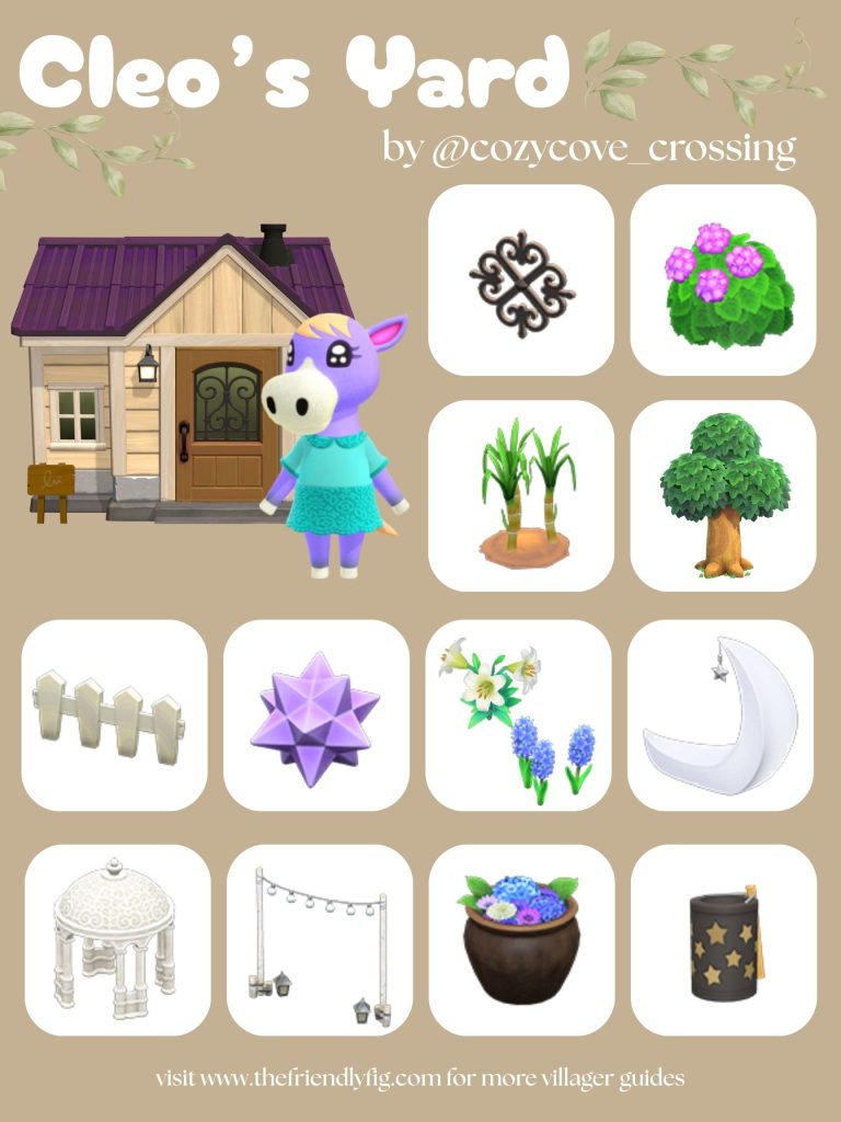 Cleo Yard Ideas ACNH