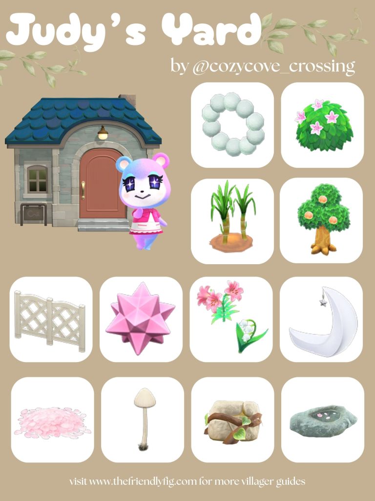 Judy Yard Ideas ACNH
