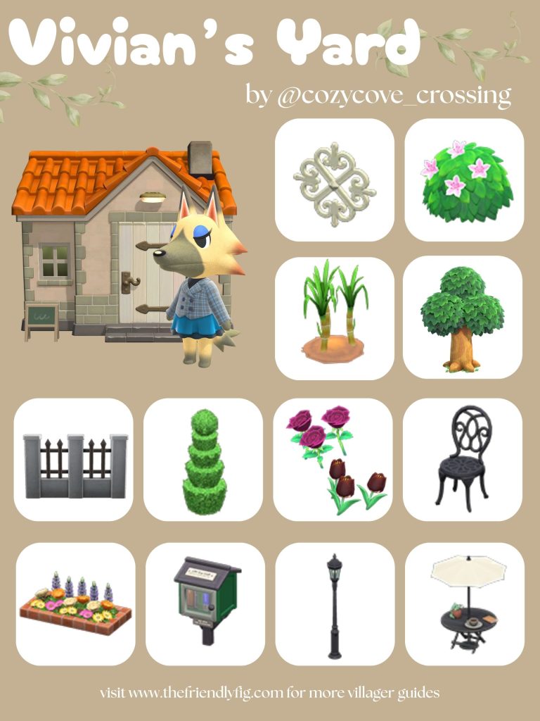 Vivian Yard Ideas ACNH