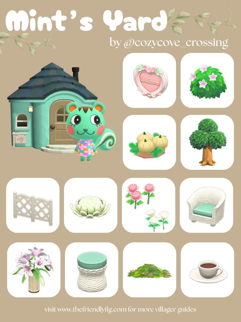 Mint Yard Ideas ACNH