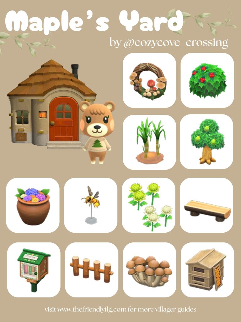 Maple Yard Ideas ACNH
