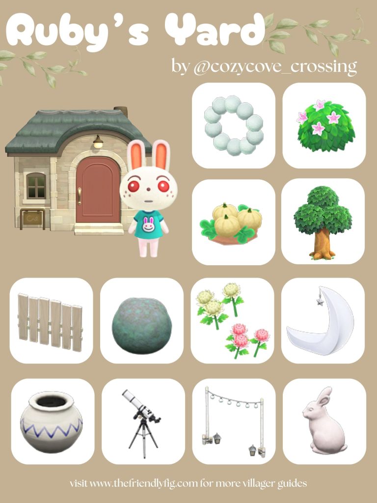 Ruby Yard Ideas ACNH