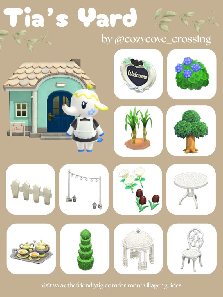 Tia Yard Ideas ACNH