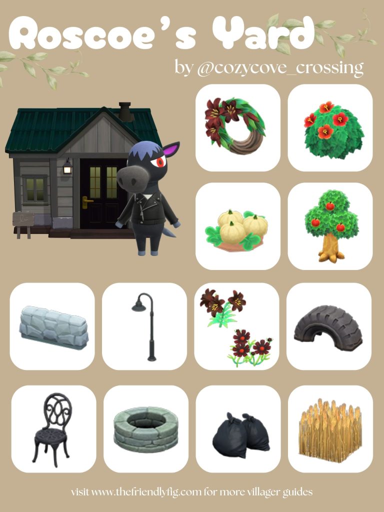 Roscoe Yard Ideas ACNH