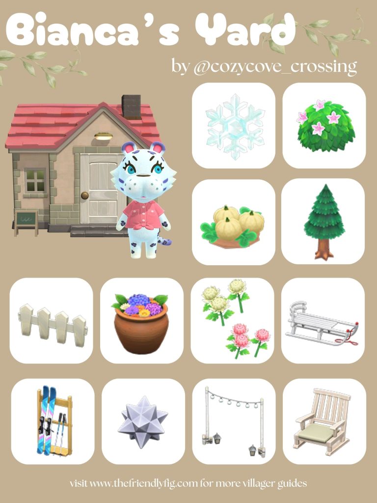Bianca Yard Ideas ACNH
