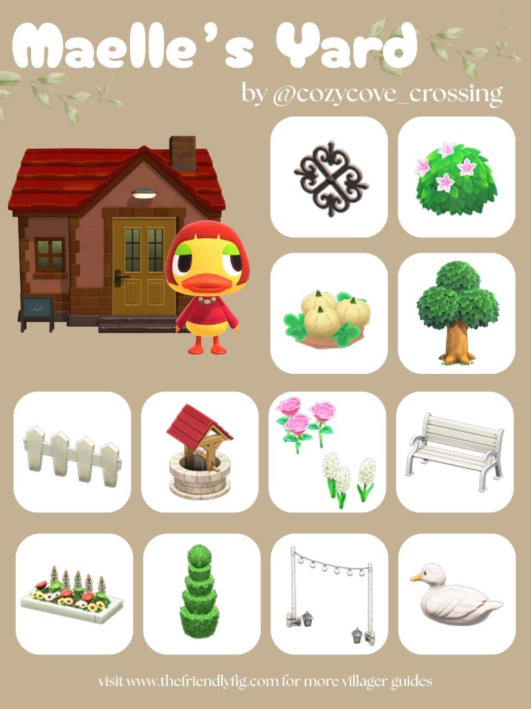Maelle Yard Ideas ACNH