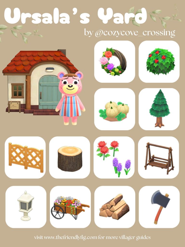 Ursala Yard Ideas ACNH