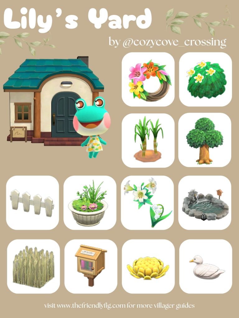 Lily Yard Ideas ACNH
