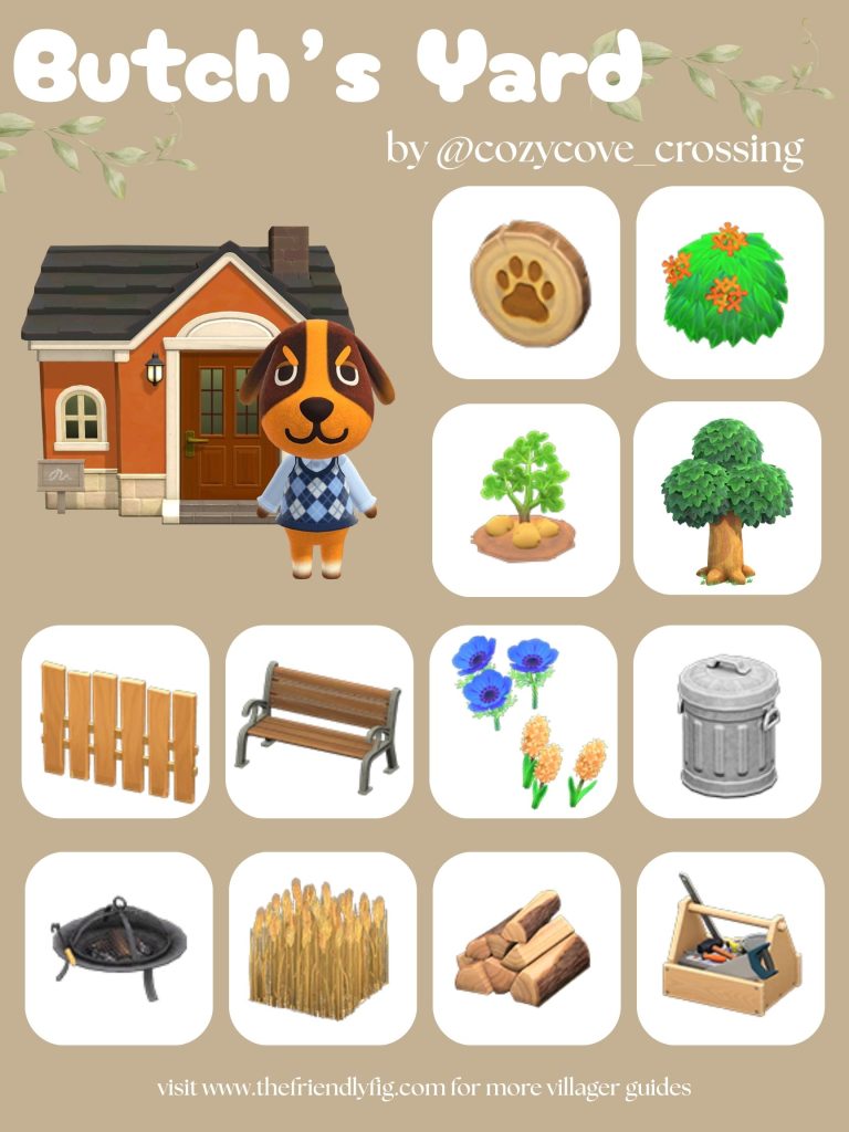 Butch Yard Ideas ACNH