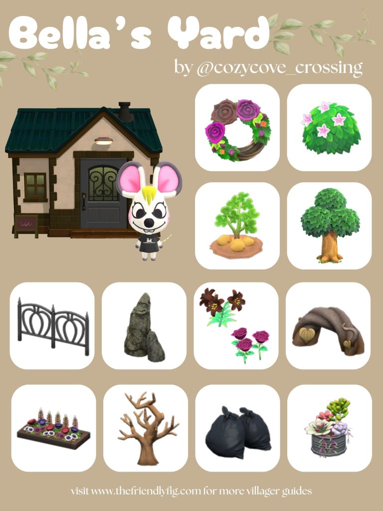 Bella Yard Ideas ACNH