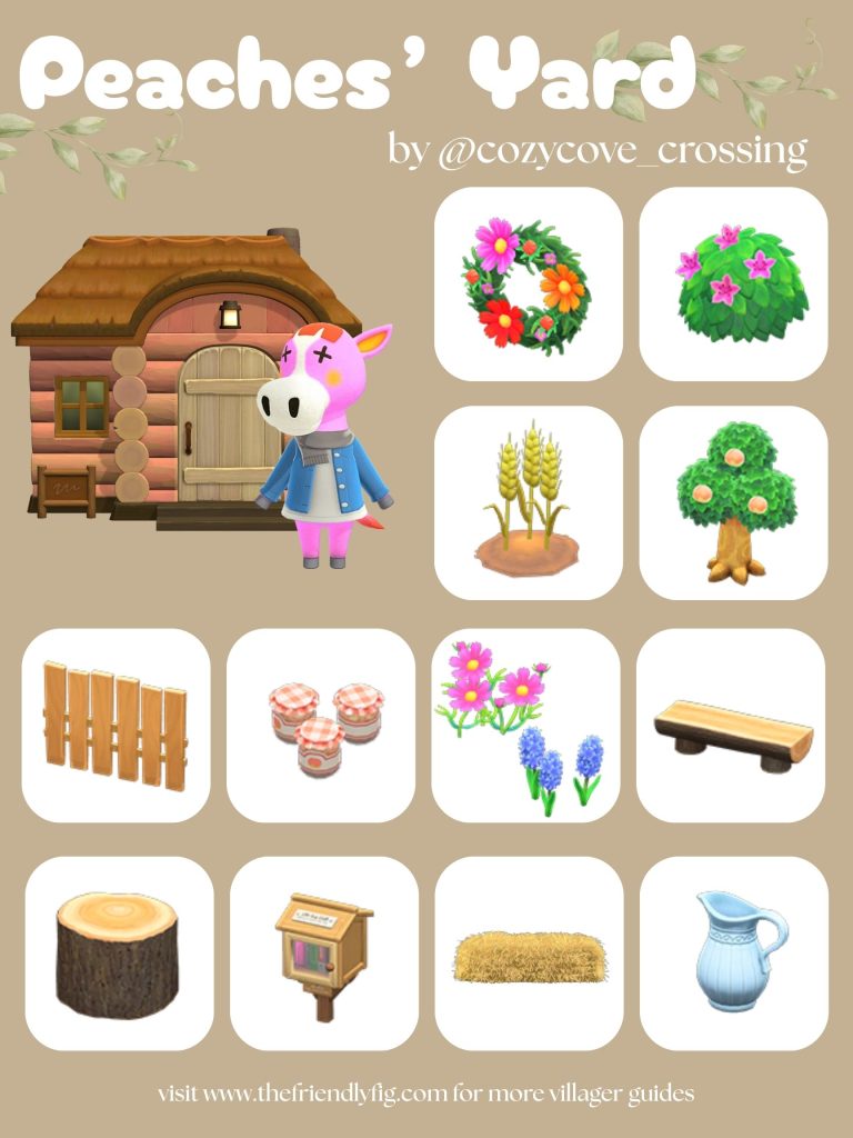 Peaches Yard Ideas ACNH
