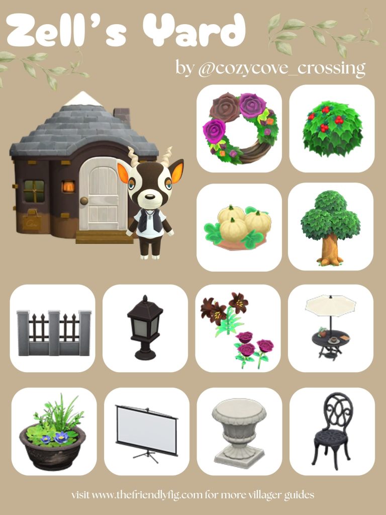 Zell Yard Ideas ACNH