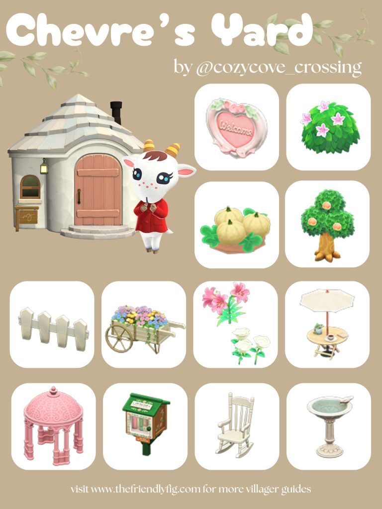 Chevre Yard Ideas ACNH