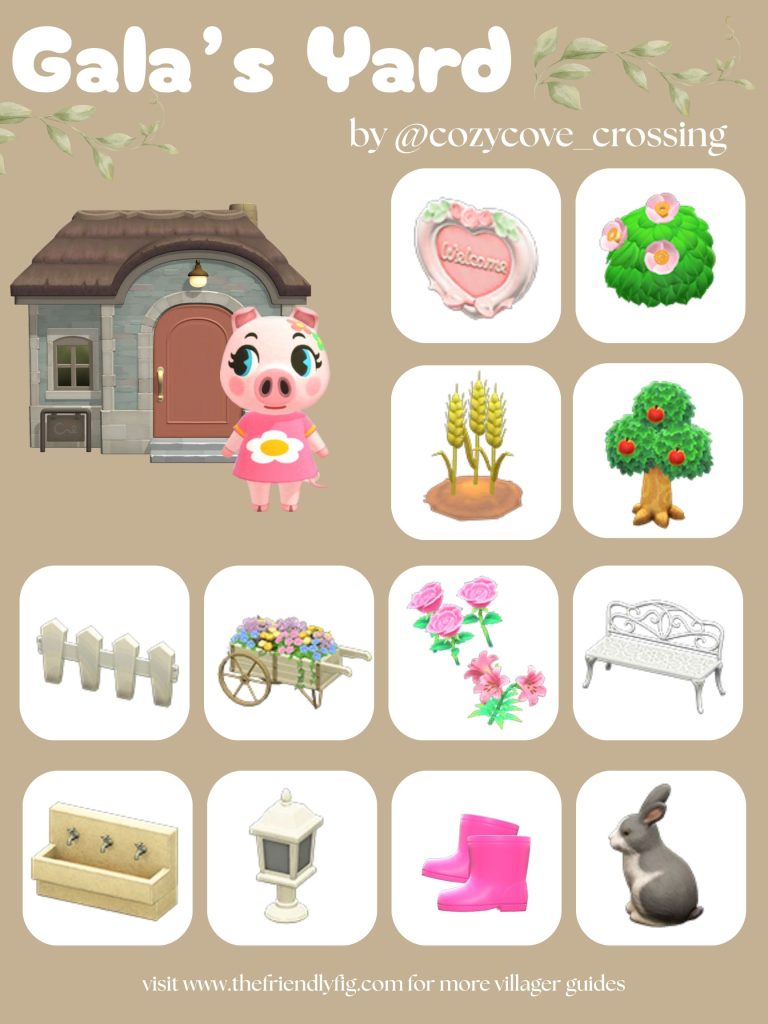 Gala Yard Ideas ACNH