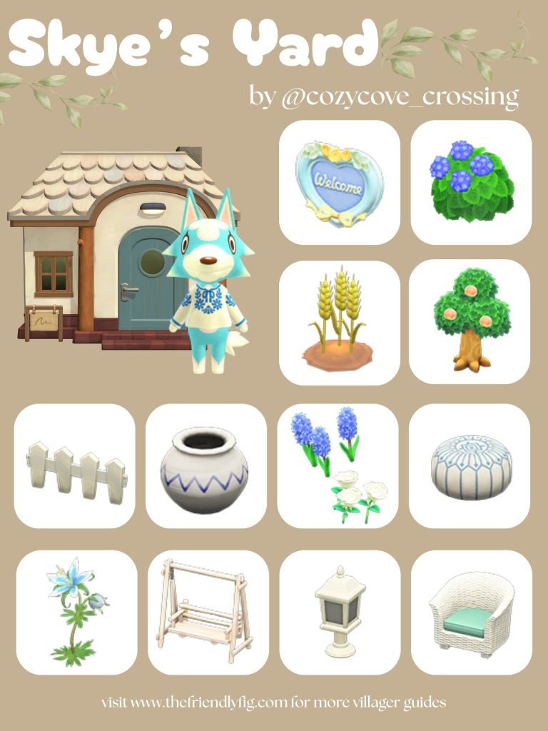 Skye Yard Ideas ACNH