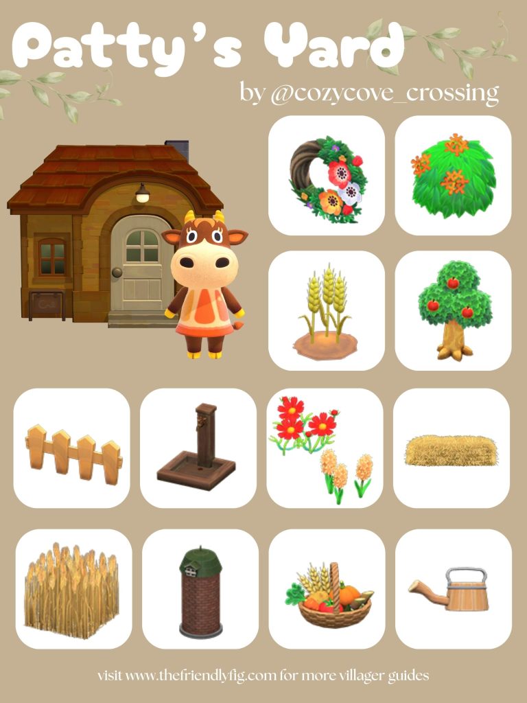 Patty Yard Ideas ACNH