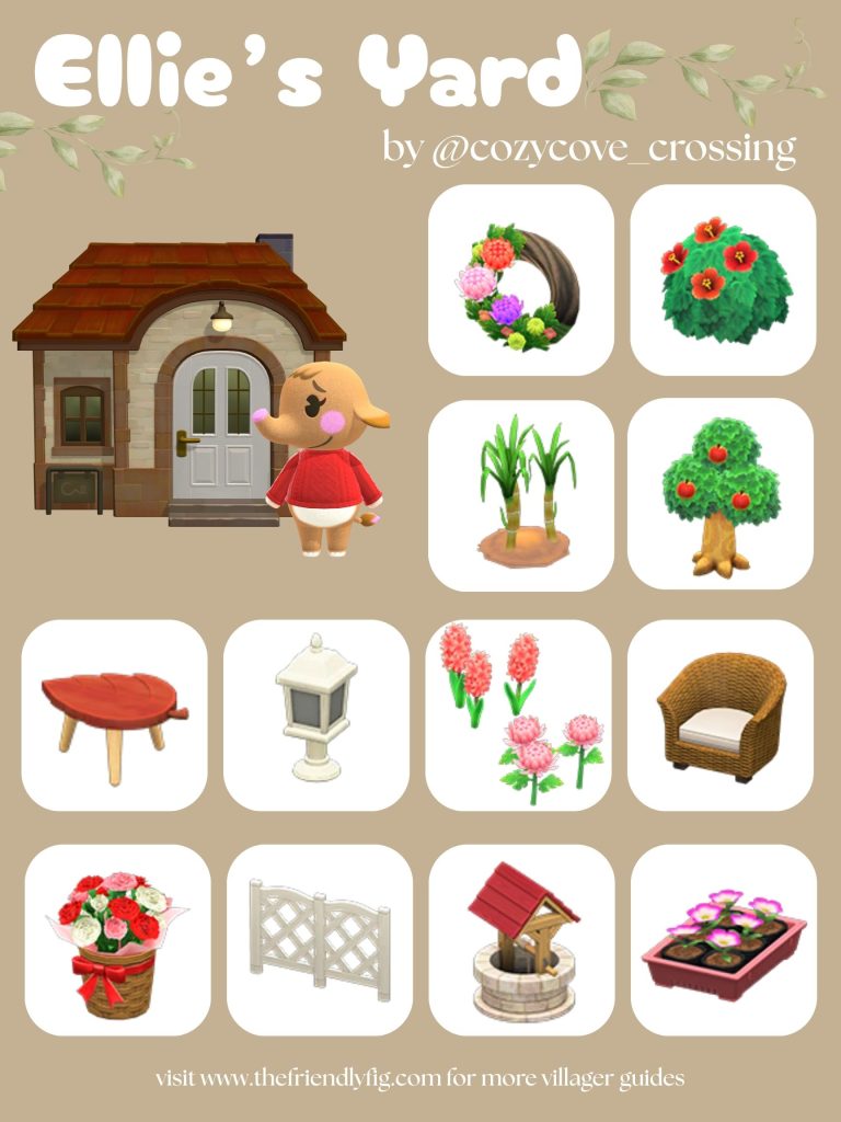 Ellie Yard Ideas ACNH
