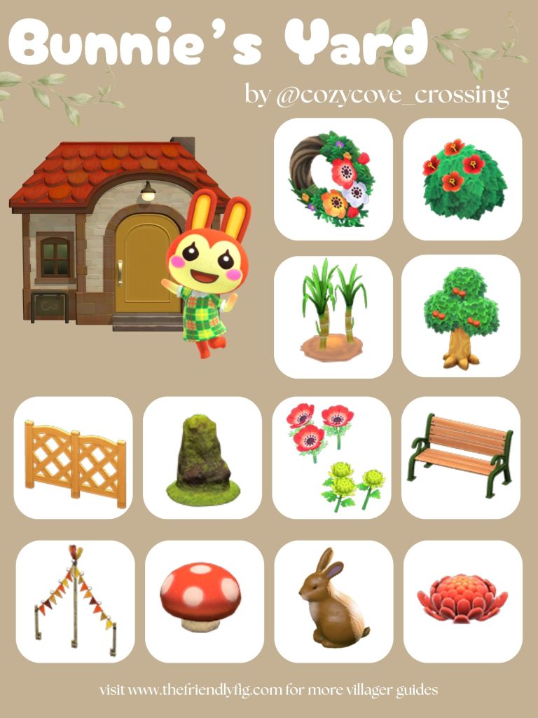 Bunnie Yard Ideas ACNH