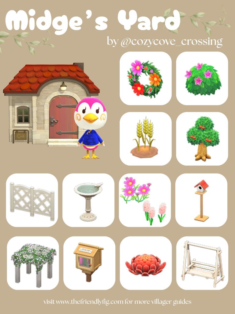 Midge Yard Ideas ACNH
