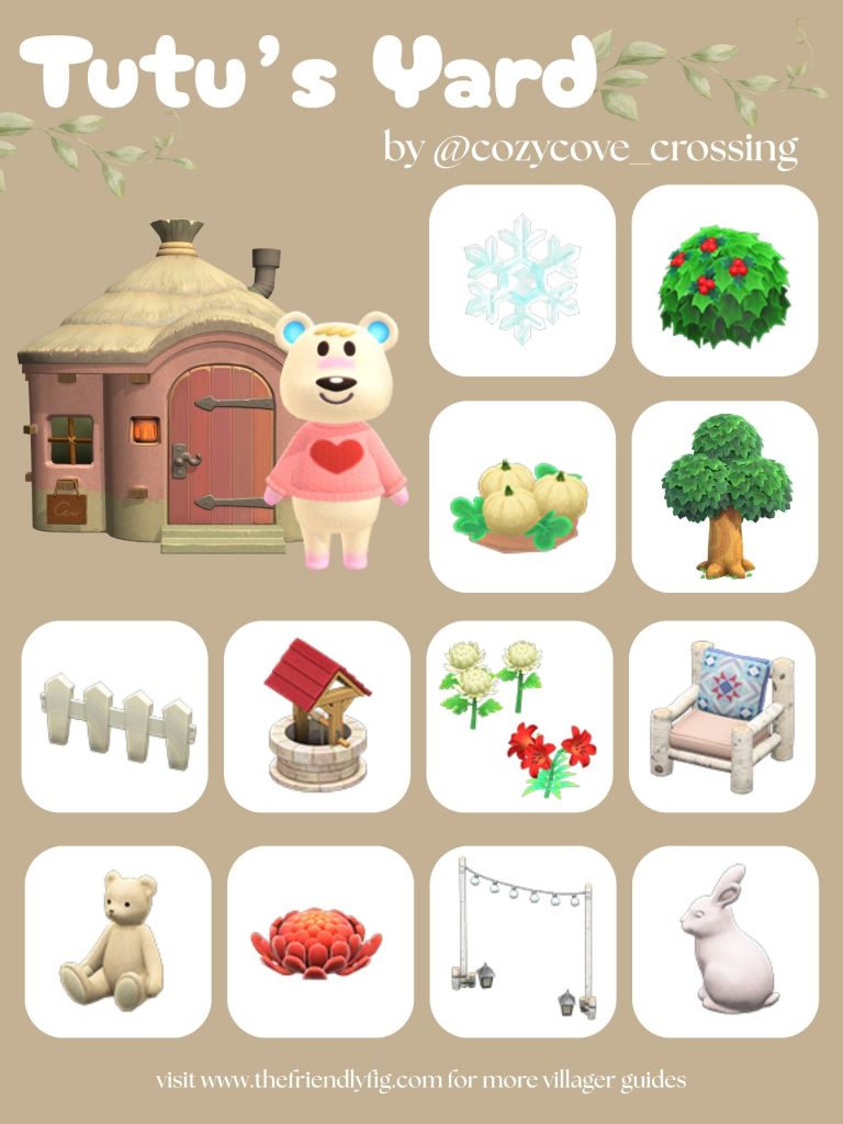 Tutu Yard Ideas ACNH