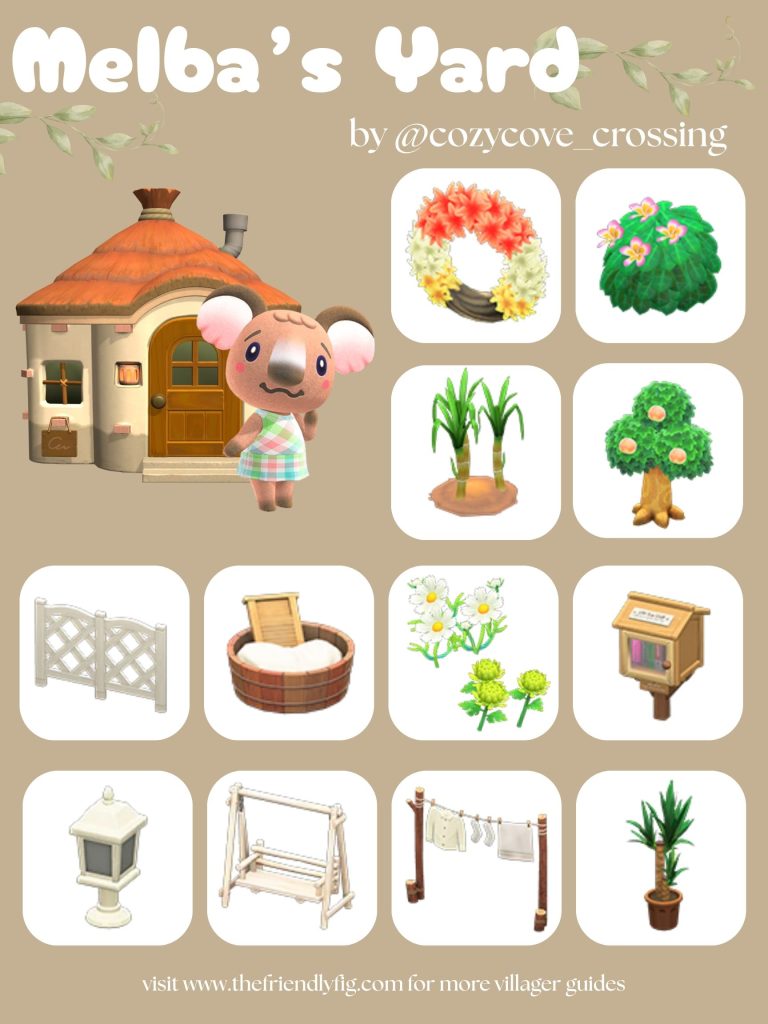 Melba Yard Ideas ACNH
