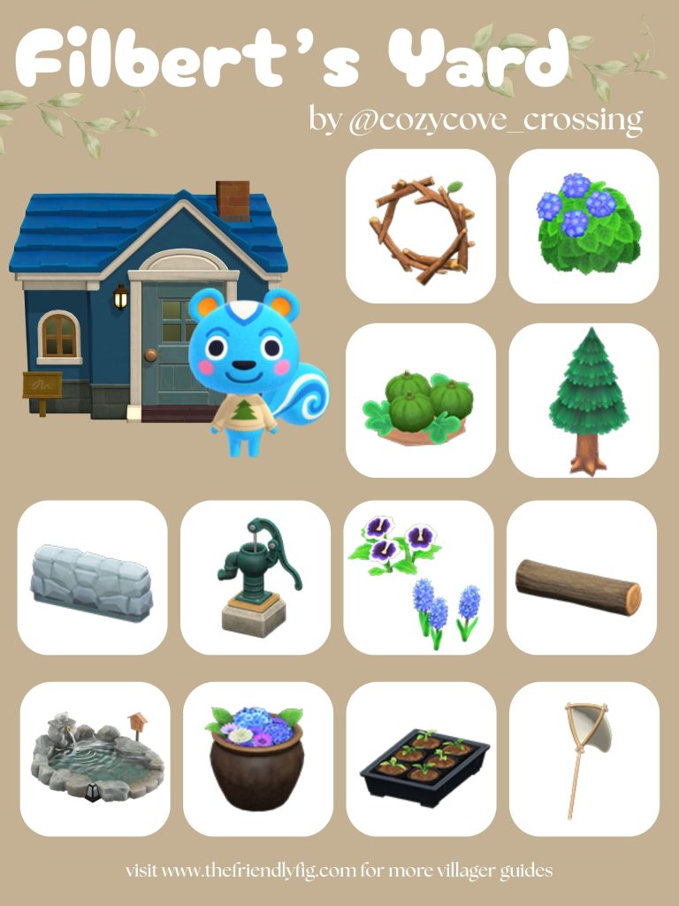 Filbert Yard Ideas ACNH