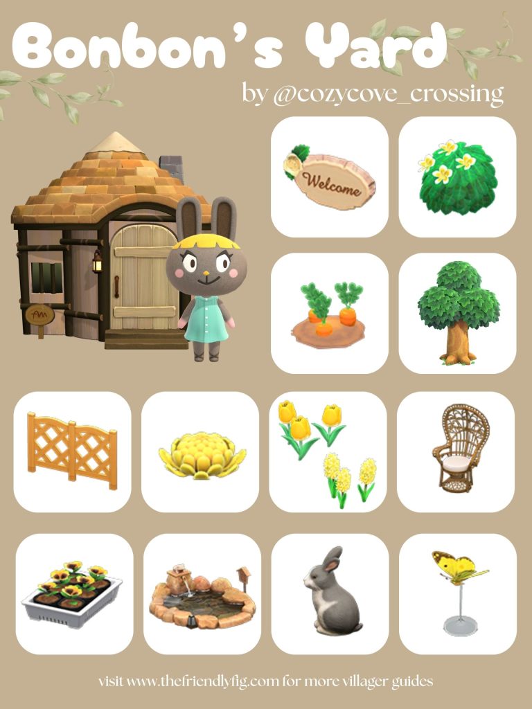 Bonbon Yard Ideas ACNH