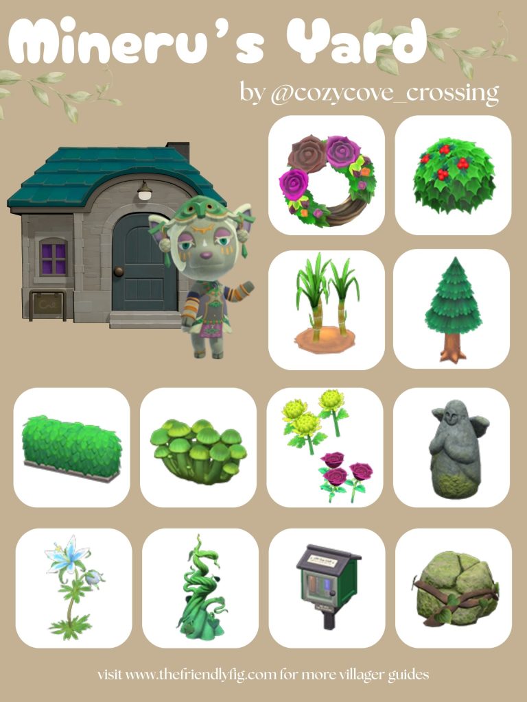Mineru Yard Ideas ACNH