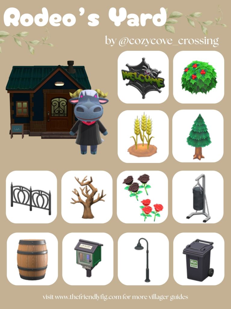 Rodeo Yard Ideas ACNH