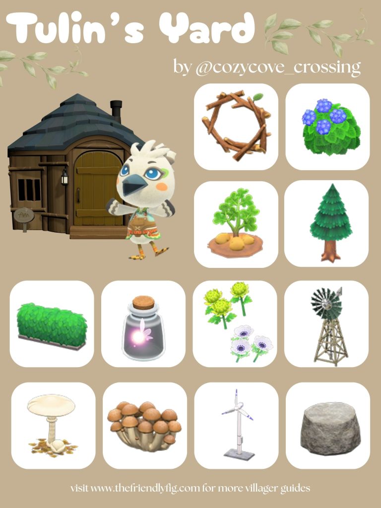 Tulin Yard Ideas ACNH