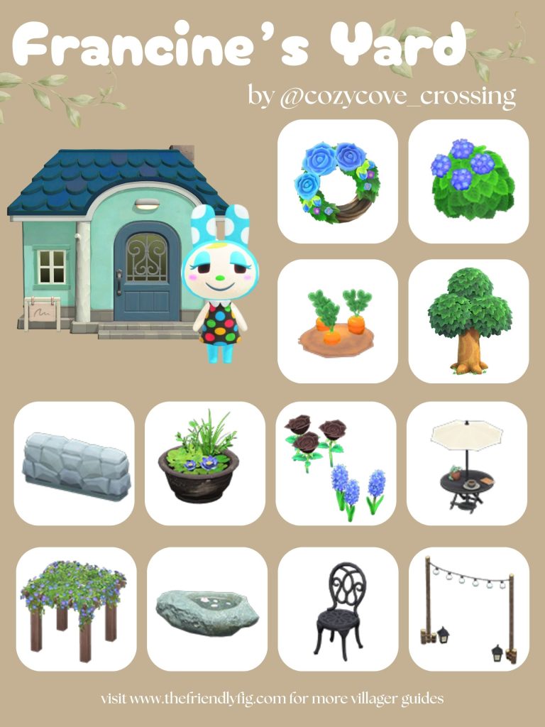 Francine Yard Ideas ACNH